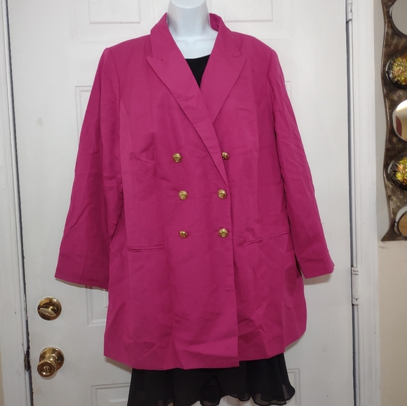 Jessica London Pink Blazer. Size 18 - Picture 10 of 14